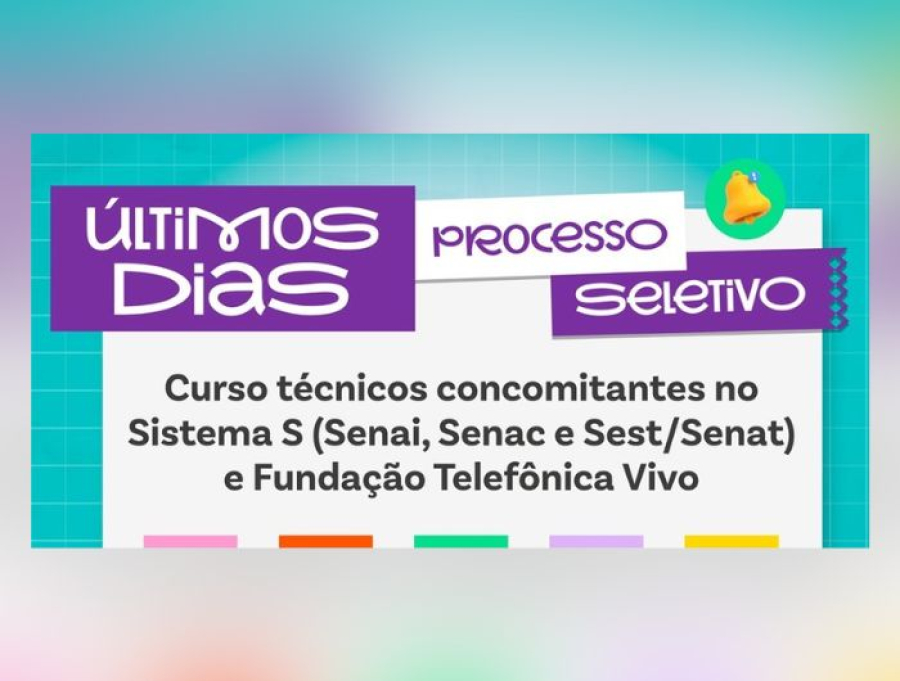Inscrições para cursos técnicos gratuitos terminam nesta sexta-feira (11)