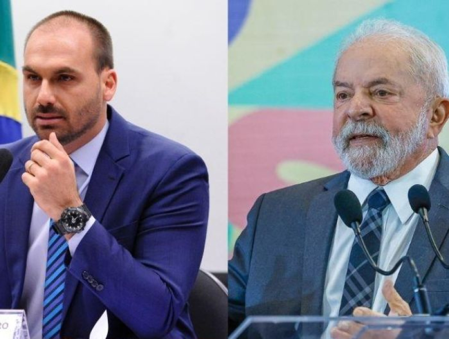 Lula chama Eduardo Bolsonaro de “traidor” e exige sua expulsão da Câmara