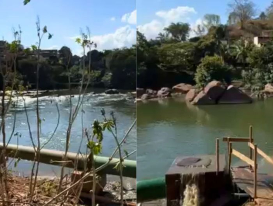 Fiscalização denuncia: todo o esgoto de Cachoeiro foi jogado no Rio Itapemirim sem tratamento