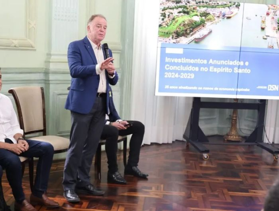 Espírito Santo anuncia recorde histórico de investimentos: R$ 137,6 bilhões até 2029
