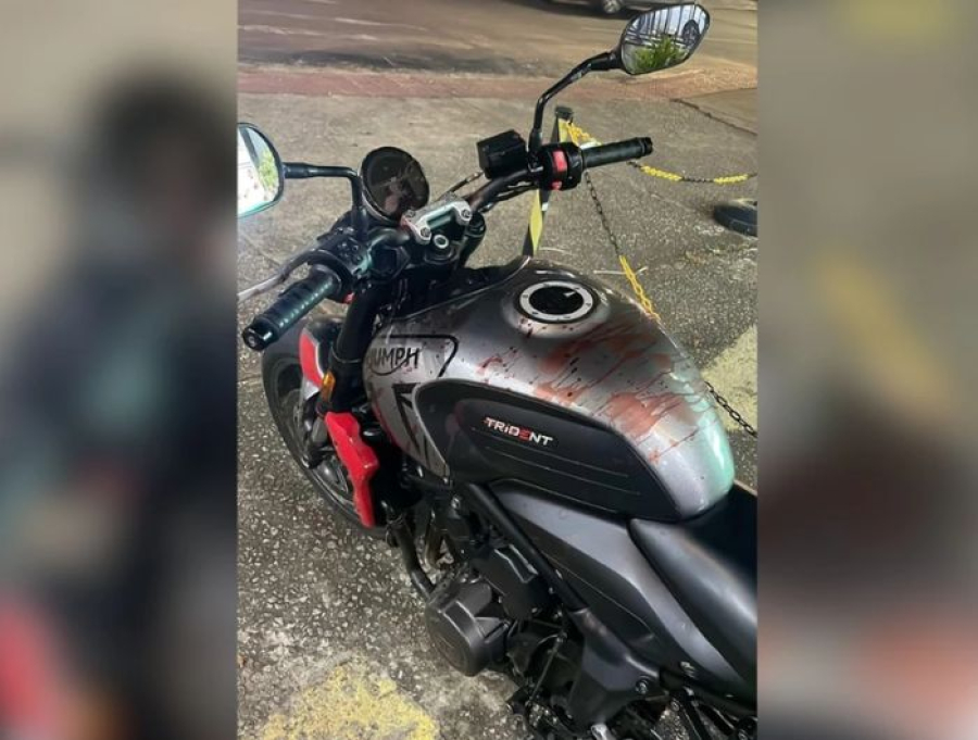 Motociclista sofre corte profundo no pescoço após ser atingido por linha com cerol em Colatina