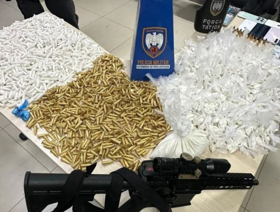 Operação da Polícia Militar desmantela ponto de preparo de drogas e prende cinco em Viana