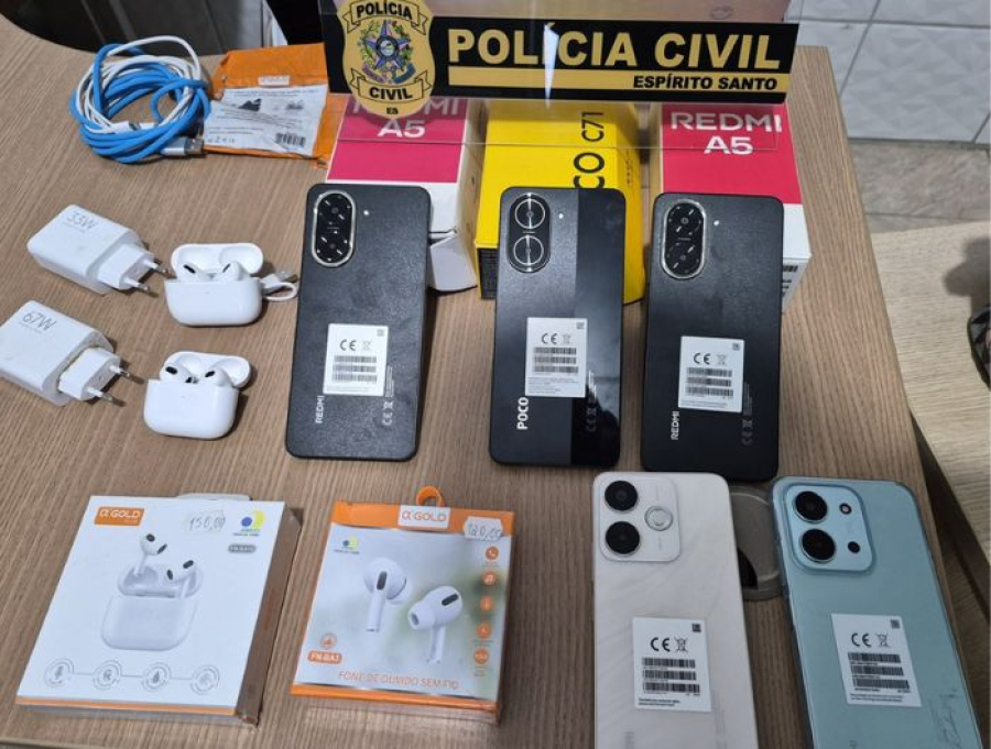 Operação Redecarga resulta em seis prisões e apreensão de quase R$ 500 mil em mercadorias no Espírito Santo