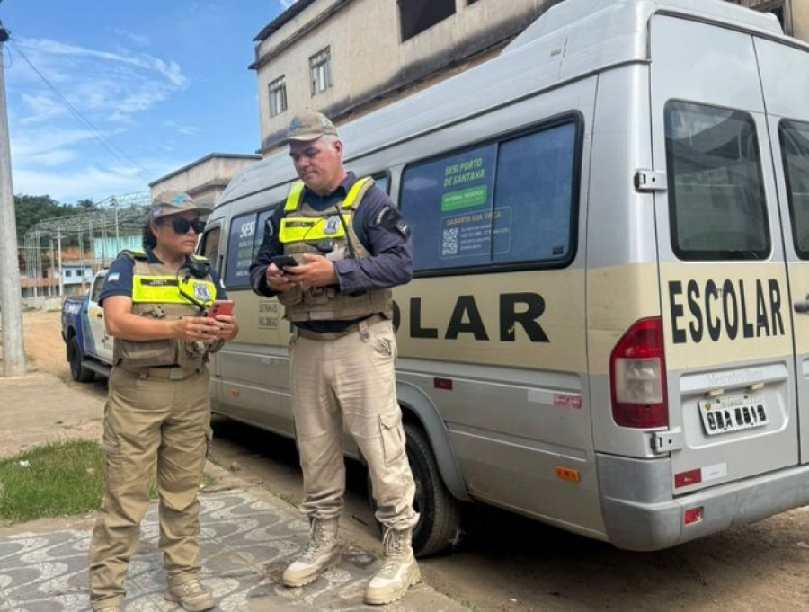 Fiscalização do Detran|ES flagra superlotação em Transporte Escolar em Cariacica