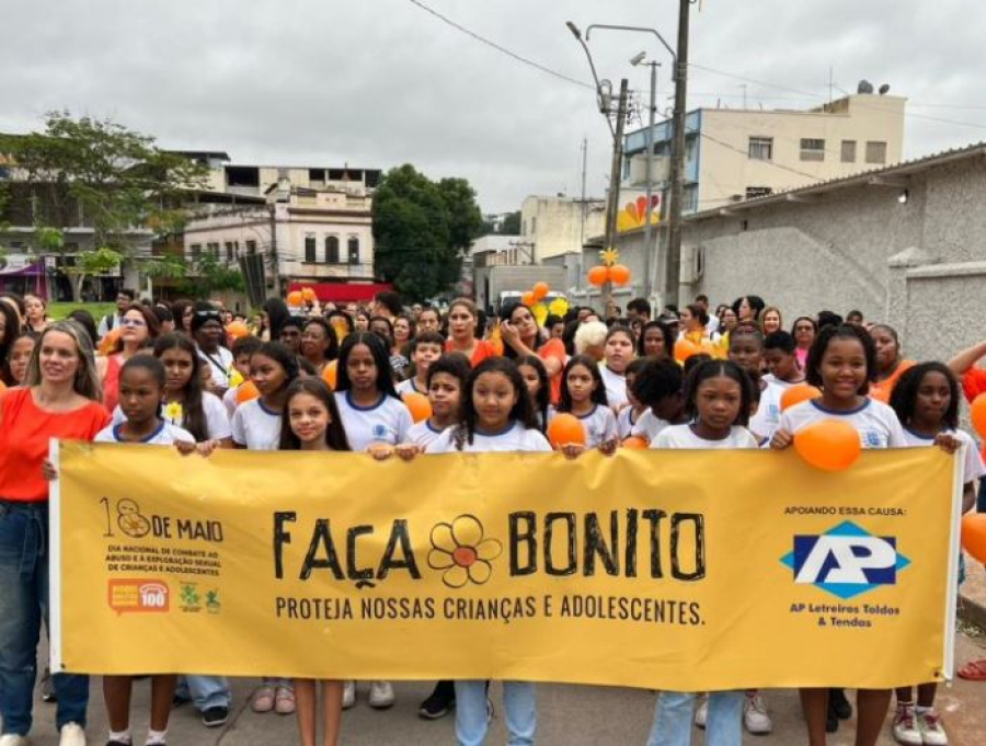 Caminhada mobiliza Cachoeiro no combate ao abuso e à exploração sexual de crianças e adolescentes