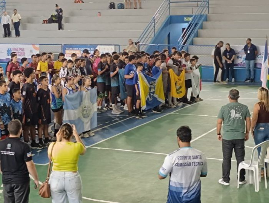 Cachoeiro vira palco dos Jogos Escolares do ES com mais de 750 atletas e disputa entre 9 municípios