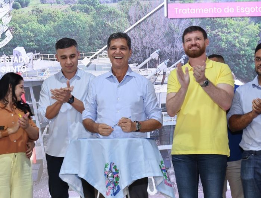 Governo do Estado avança na ampliação do sistema de esgotamento sanitário da Serra