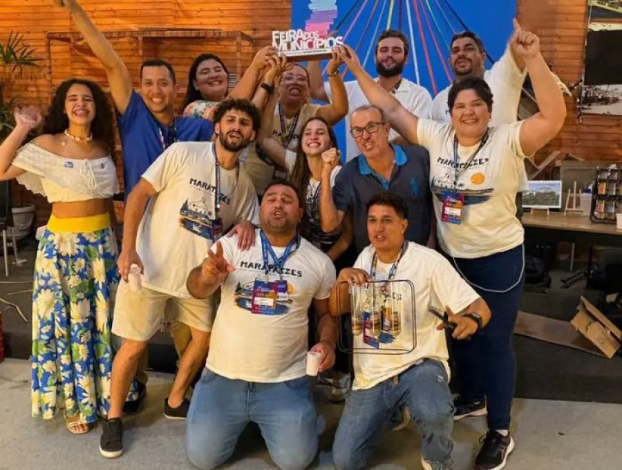 Voto popular elege pela primeira vez Marataízes destaque da Feira dos Municípios 2026