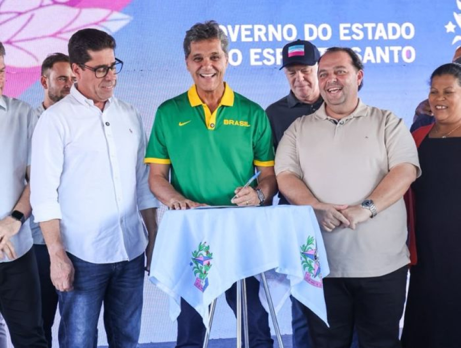 Governador Ricardo entrega rodovia e anuncia novos investimentos para educação infantil em Anchieta