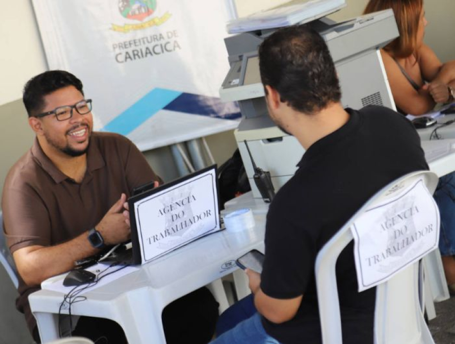 Mais de 900 oportunidades estão disponíveis na  Agência do Trabalhador de Cariacica